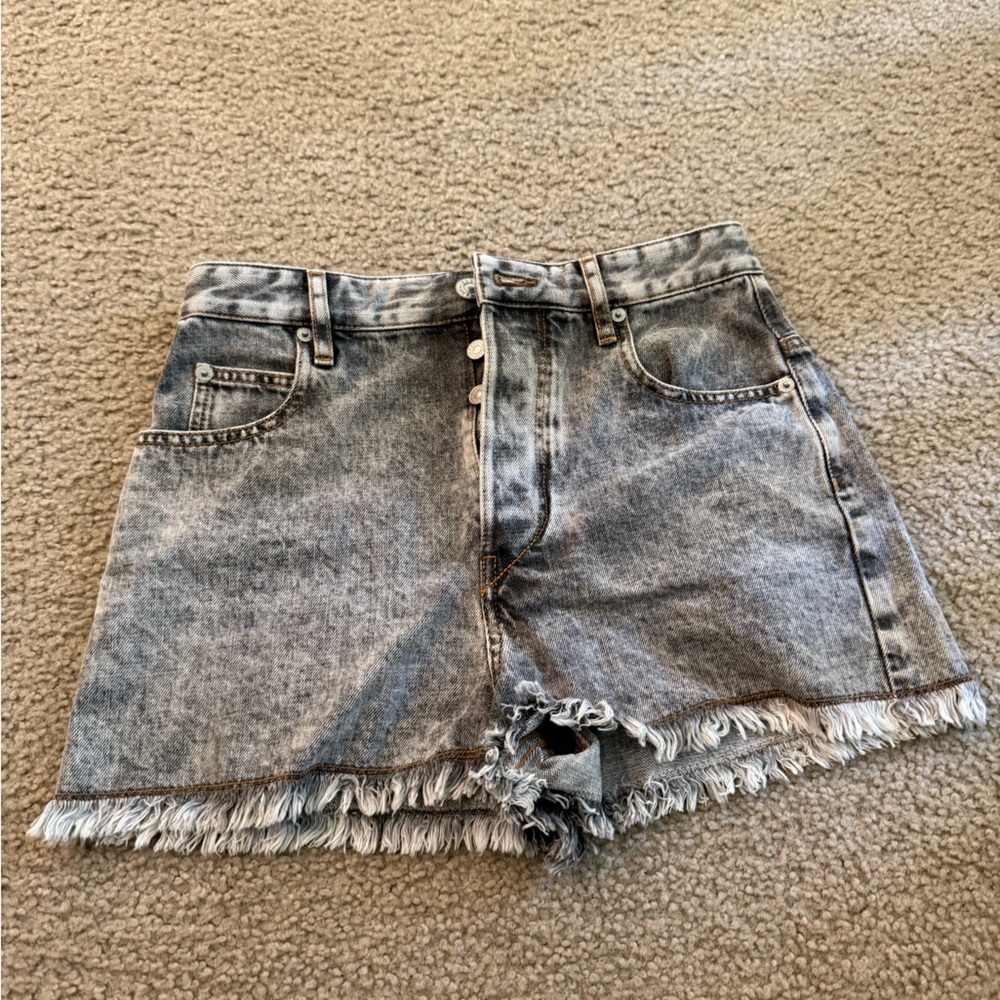 Isabel Marant Étoile Gray Denim Shorts
